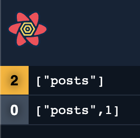 Devtools where one query has 2 observers and another one has 0