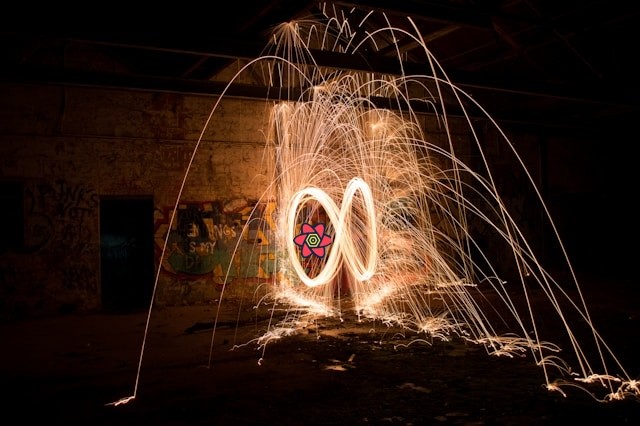 steel wool photography during nighttime